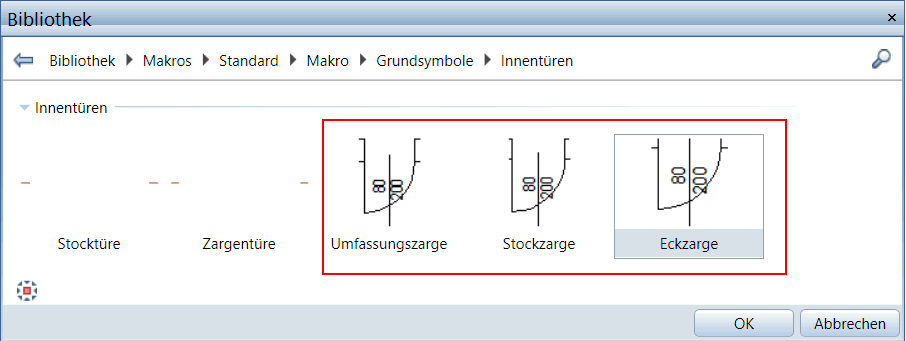 Türen Allplan für Türliste