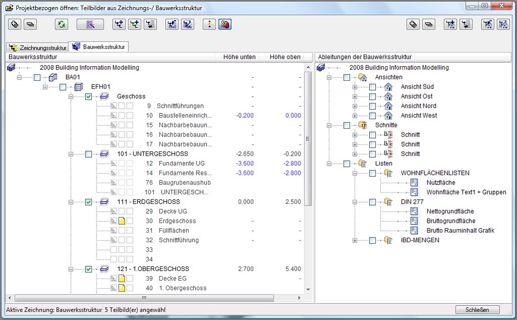 Allplan Bauwerkstruktur