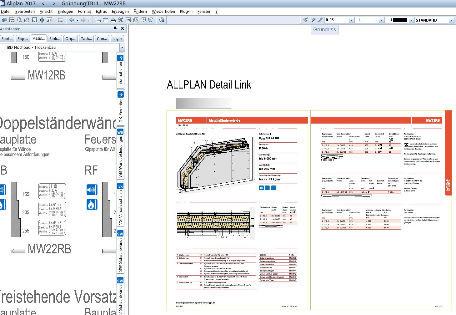 ALLPLAN Detail Link