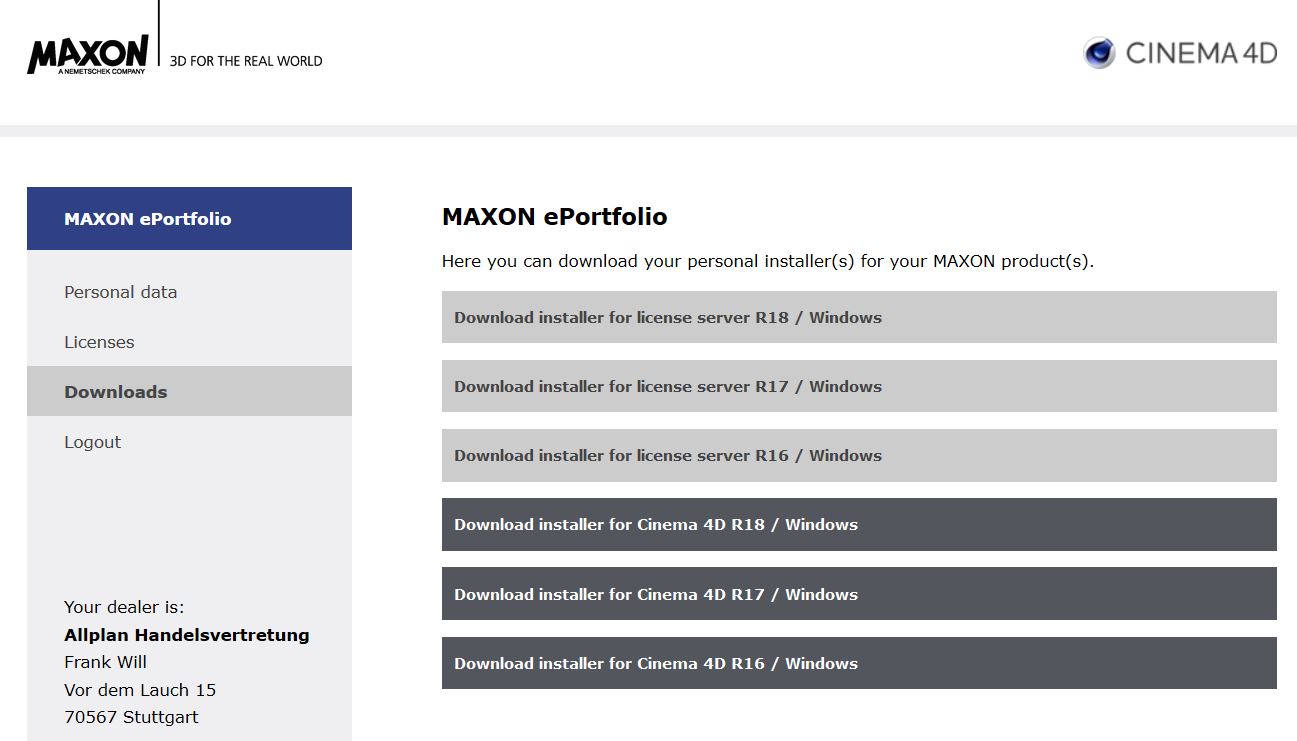 ePortfolio Maxon