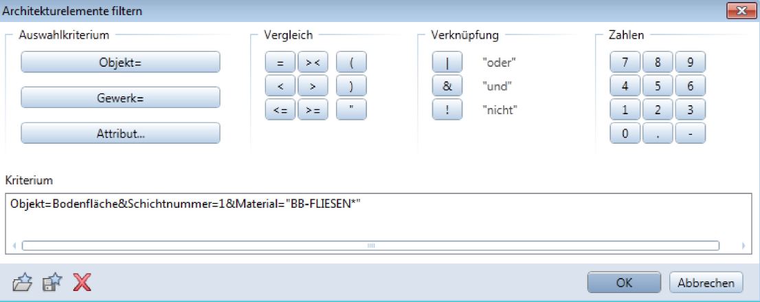 IBD Auswahl im Archfilter